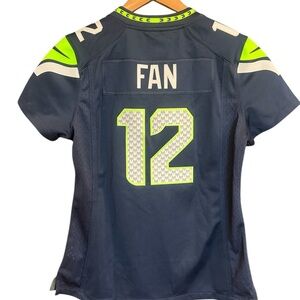 Women's Seahawks “12th Fan” women’s S official Nike authentic Jersey EUC